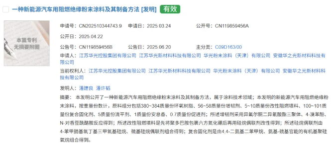當(dāng)環(huán)保涂料遇上新能源剛需：這項專利叩響新能源汽車防護(hù)新賽道！ 中網(wǎng)行業(yè)信息網(wǎng)